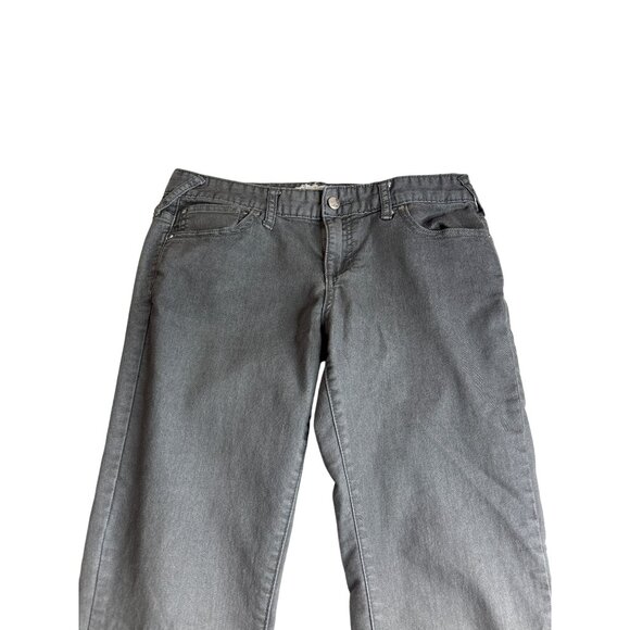 Free People Mid Rise Ankle Skinny Jeans Size 29 Ombre Grey Tan - Picture 2 of 6